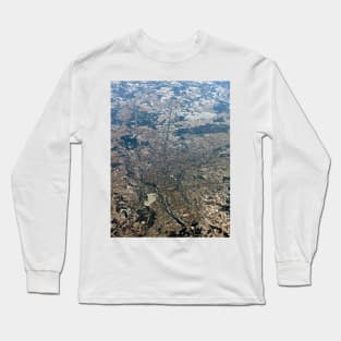 Rezekne, Latvia. Aerial view of Rezekne City Latvia Long Sleeve T-Shirt